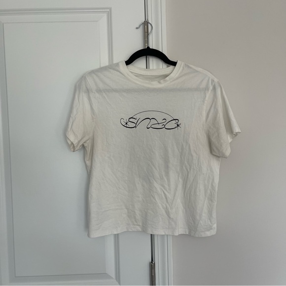 Saturdays NYC Off-White SNYC Beetle T-Shirt - Picture 3 of 7